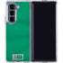 Saudi Arabia Soccer Flag Galaxy Z Fold5 5G Clear Case
